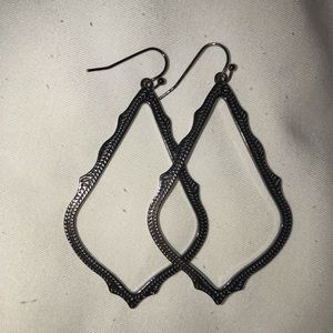 Kendra Scott Gunmetal Sophee Earrings